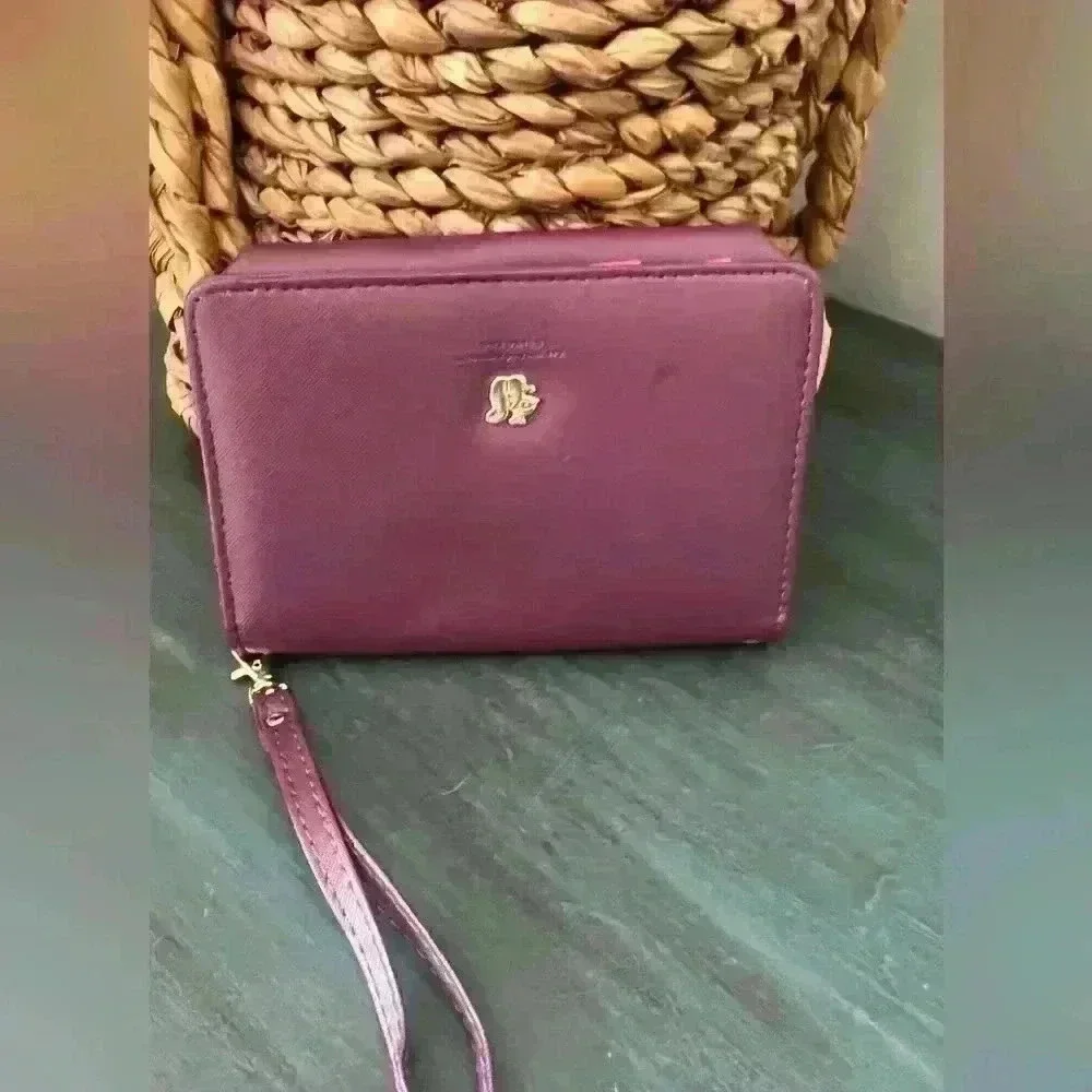 Burgundy wallet